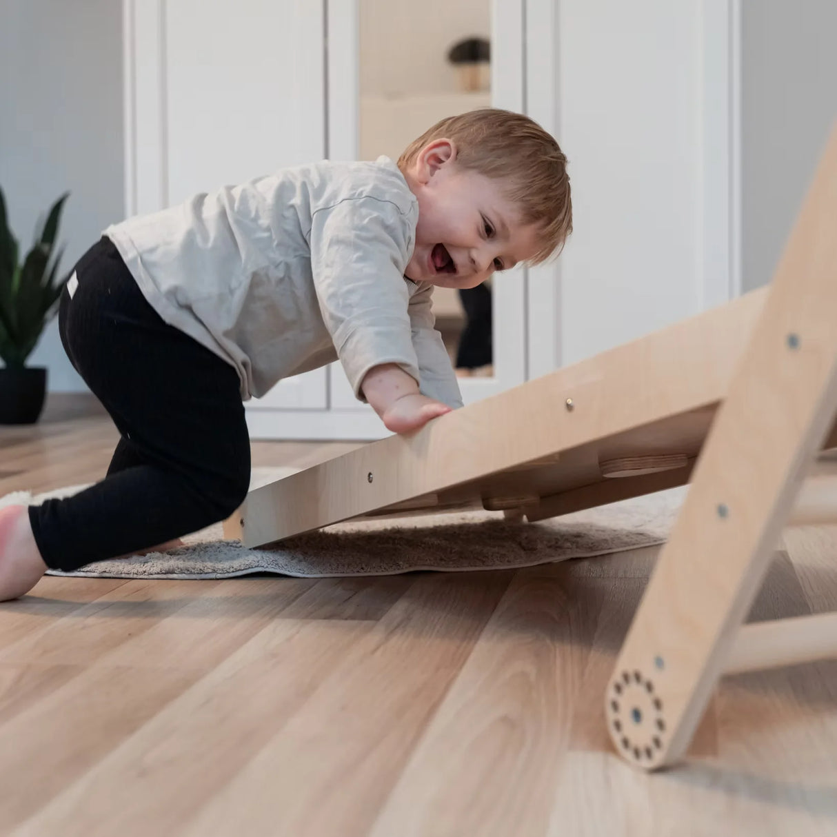 Cliff Klatretrekant med dobbeltsidet rutsjebane