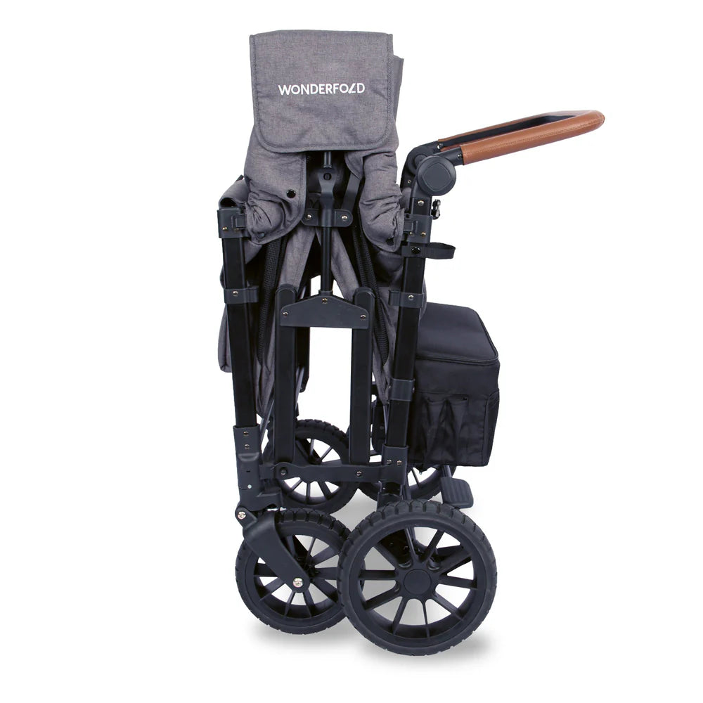 WonderFold W4 Luxe Stroller Wagon. En 4-sitsig barnvagn med kompakt hopfällning.