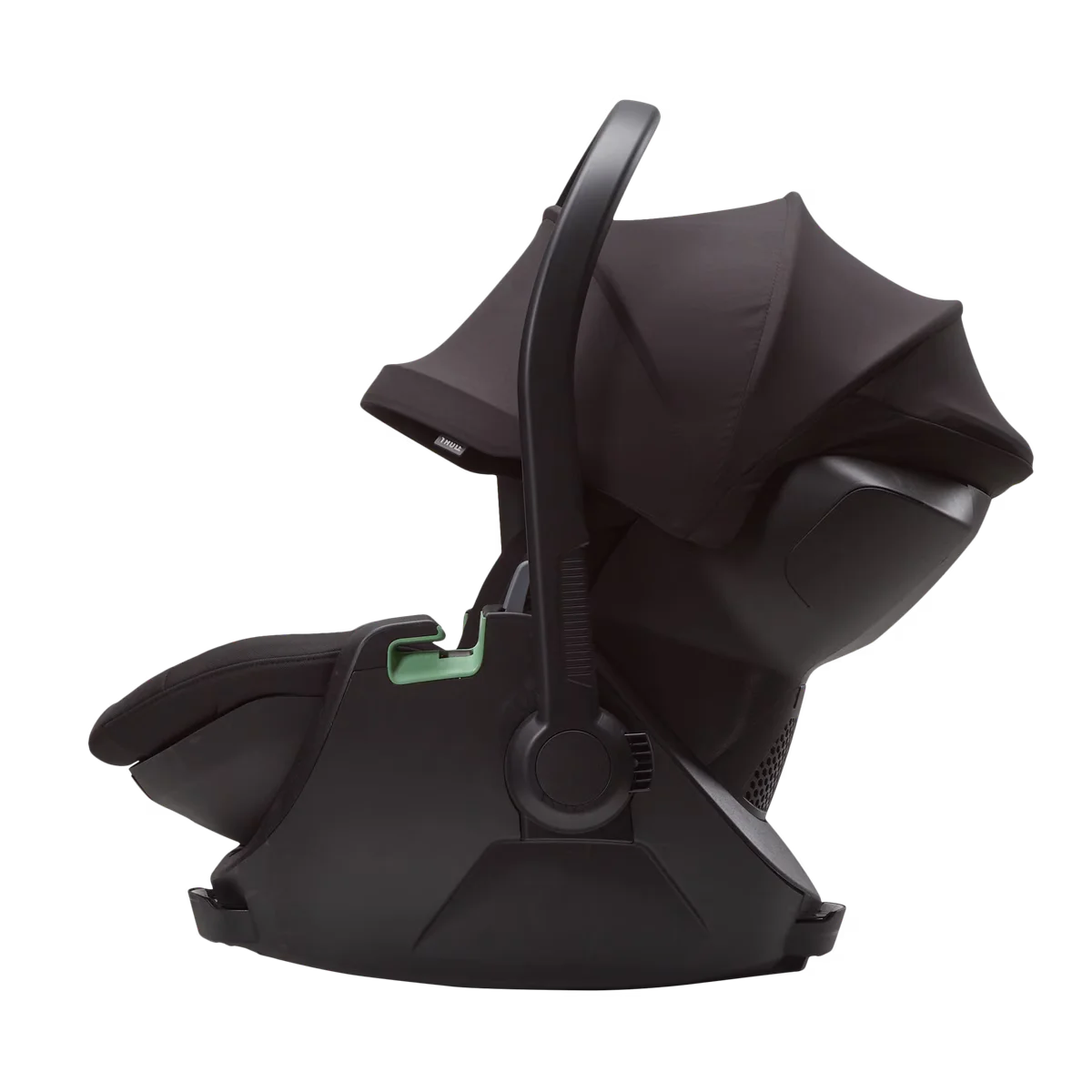 Hyr det säkra babyskyddet Thule Maple i svart av Parently