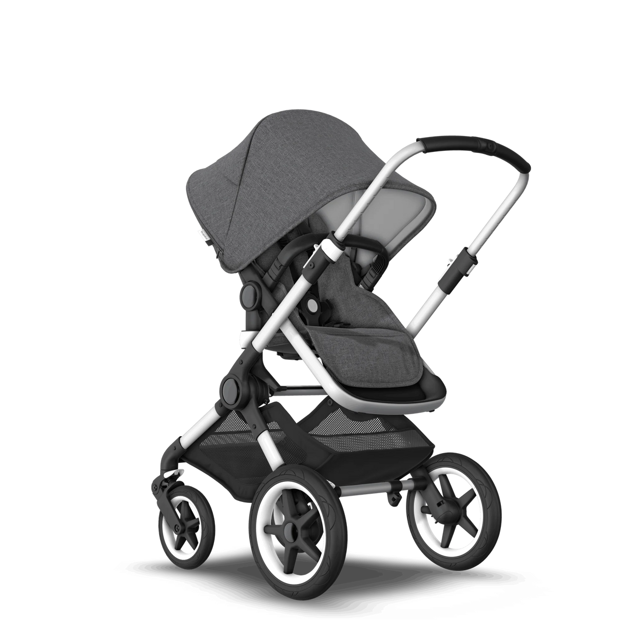 Barnvagnen Bugaboo Fox 2 med sittdel i grå
