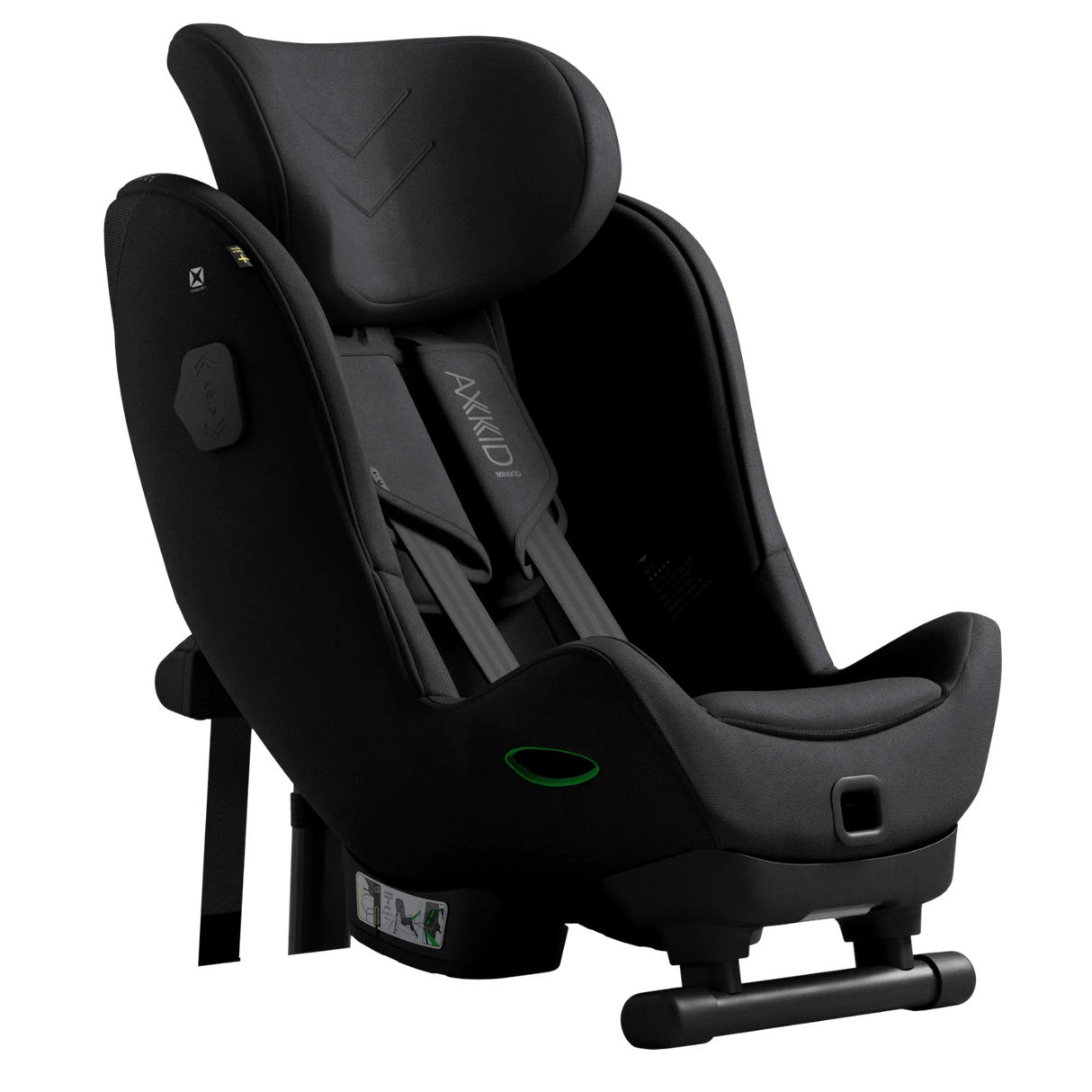 Bilbarnstolen Axkid Minikid 4 Max i svart för barn mellan 0 och 7 år