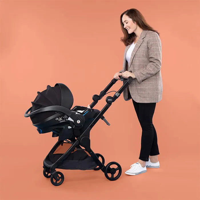 Adapter för babyskydd från Cybex, Nuna, BeSafe och Maxi-Cosi. Kompatibel med barnvagnarna Metro+ och Metro+ Deluxe.