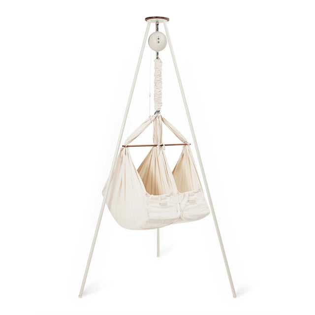 Moonboon tvillinghänvagga på stativ