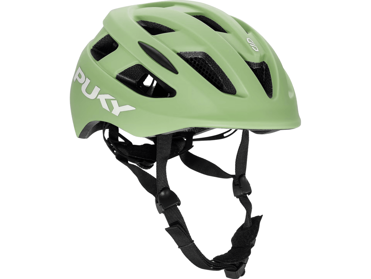 Puky hjälm för barn i retrogrön