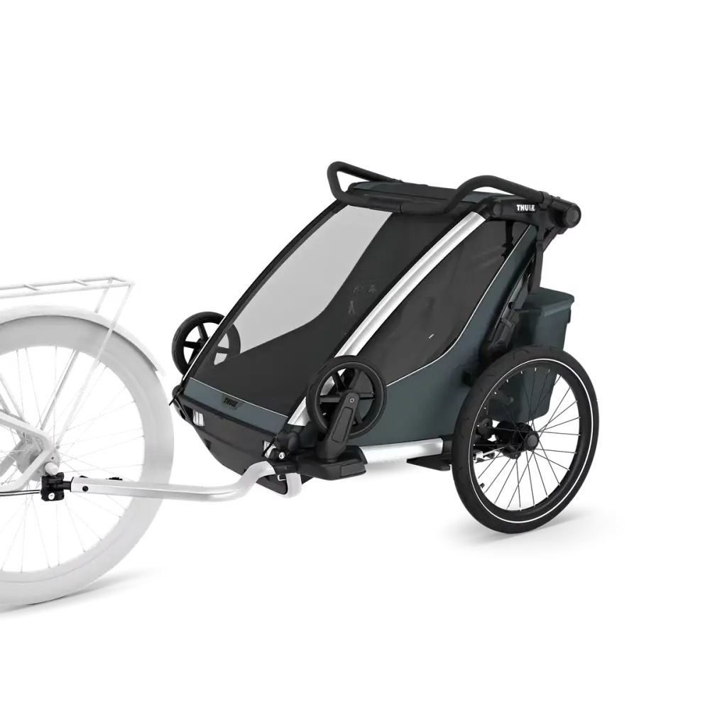 Hyr Thule Chariot Cross 2 Dubbel av Parently - cykelvagnen för 2 barn