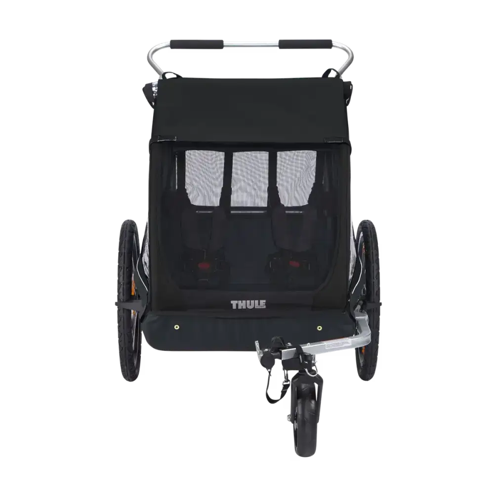 Thule Coaster XT Dubbel Cykelvagn i svart