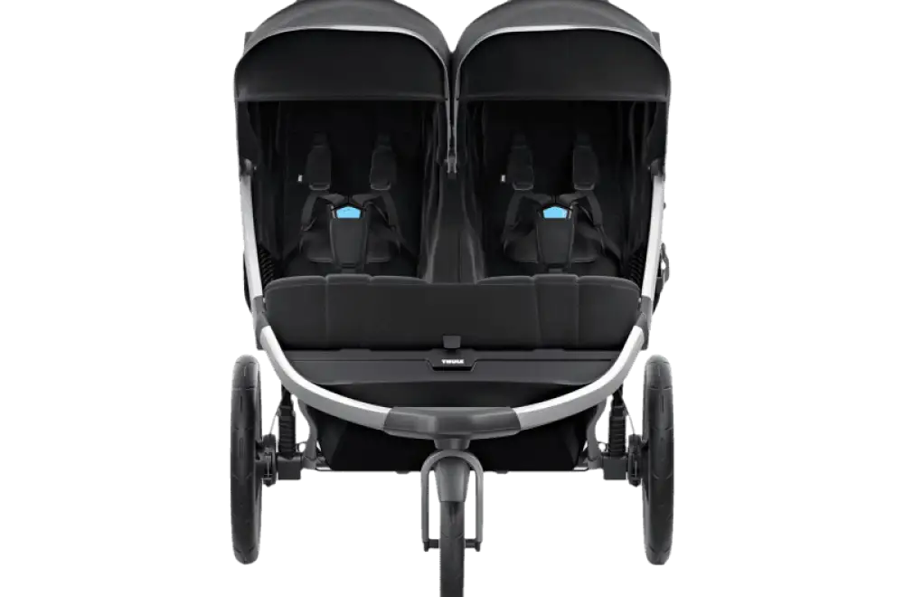 Thule Urban Glide 2 Enkel / Dubbel Nyfödd Set Pre-Loved (Svart Svart) 12 + Månader Joggingvagnar
