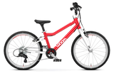 Barncykeln Woom Go 4 med 20-tumshjul i röd