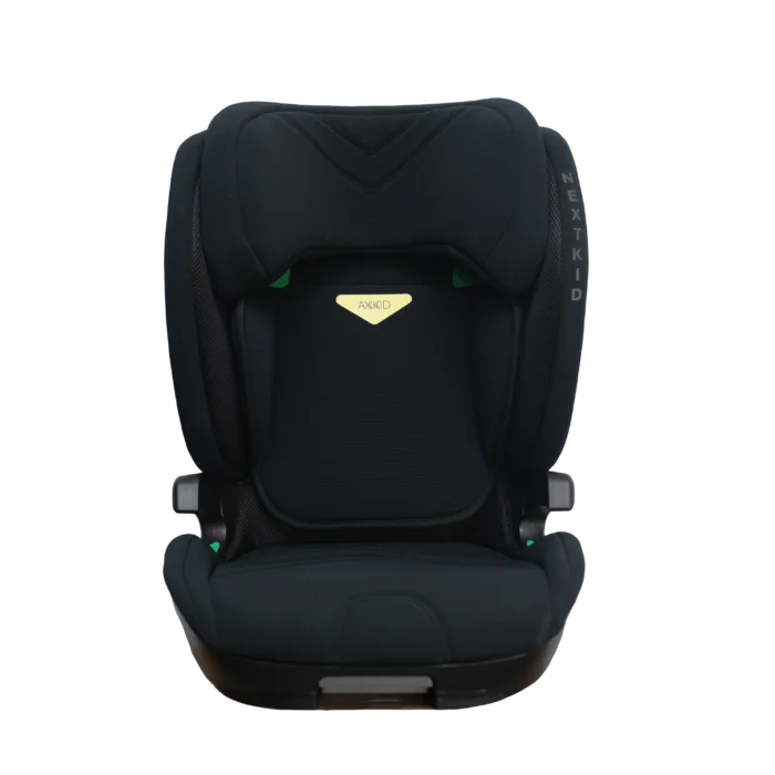 Bältesstolen Axkid Nextkid i Shell Black framifrån