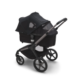 Bugaboo Fox 5 Breezy sufflett i midnight black med solskydd och myggnät för barnvagn
