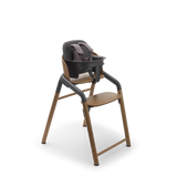 Bugaboo Giraffe babyset i grått monterat på Giraffe-stol