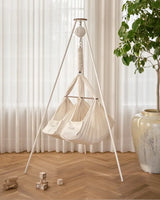 Moonboon Classic Hängvagga Bundles - Tvillinghängvagga 6 + Månader / Stativ Original Hängvaggor