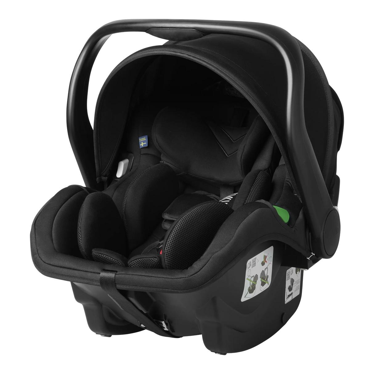Hyr babyskyddet Axkid Modukid Infant 2 och Axkid Modukid Infant ISOFIX bas tillsammans från Parently