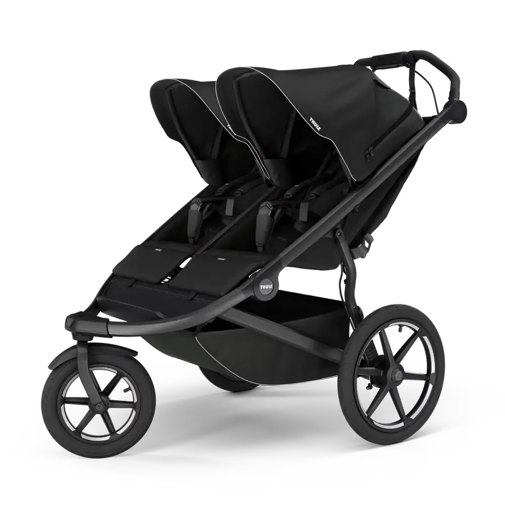 Thule Urban Glide 3 Dubbel Pre-Loved / Buggy (Svart) 12 + Månader Syskonvagnar
